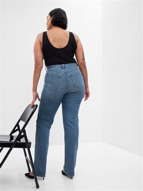 High Rise '90s Straight Jeans | Gap