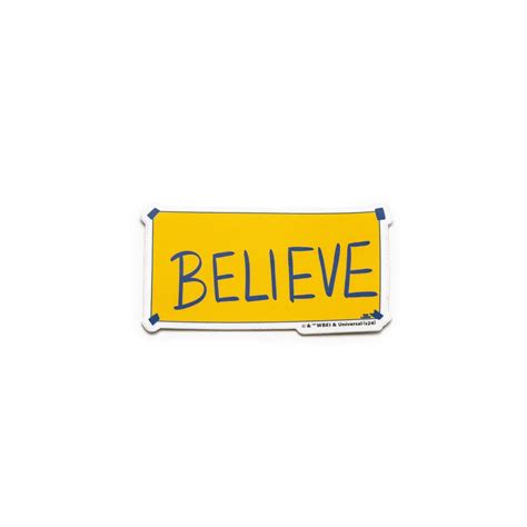 Sticker - Believe Sign – TED LASSO STORE RICHMOND