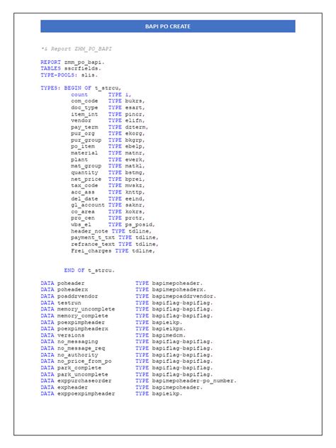 Image result for PO Using Bapi