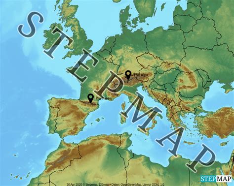 Image result for The Alps Map