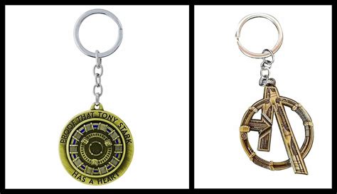 Marvel Avengrs Arc Reactor Rotating Keychain Metal | The Hulk Keychains ...