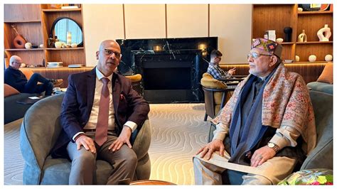 Uttar Pradesh Delegation Led By FM Suresh Khanna Arrives In Zurich For ...