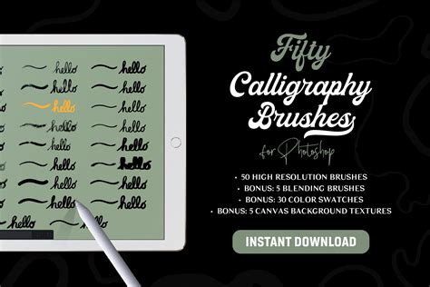 Fonts Calligraphy Brushes In Photoshop