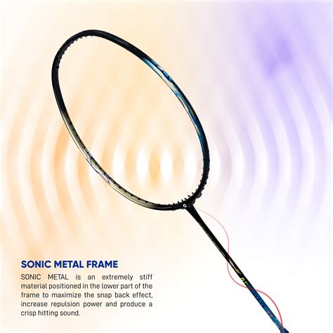 Apacs Accurate 77 Badminton Rackets / Racquets | 6.8mm Slim Shaft ...