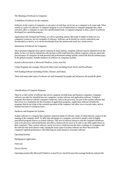 Define of Computer Software 的图像结果