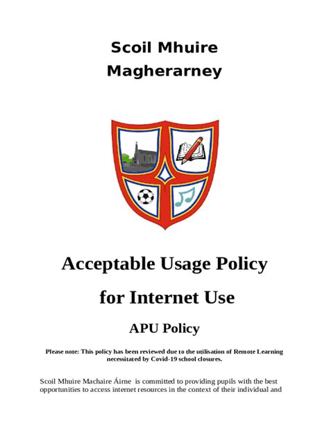 Scoil Mhuire. Moycullen CONTINGENCY PLAN FOR ... Doc Template | pdfFiller