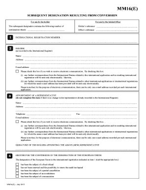 Mm16 Madrid Protocol Form - Fill and Sign Printable Template Online