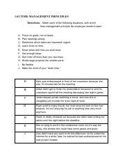 Image result for Basic Time Management Principles