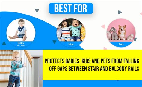 Baby Safety net for Staircase|Railing Guard for Baby Safety Balcony ...