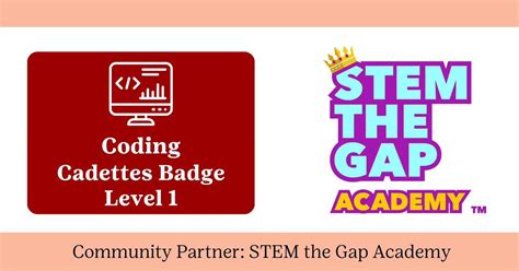 Coding Classes for Cadettes Badge Level 1 (Virtual), Online event ...