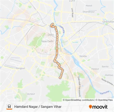 425 Route: Schedules, Stops & Maps - Hamdard Nagar / Sangam Vihar (Updated)