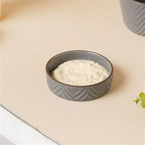 Asphalt Grey Dip Bowl Online - Premium Dip Bowl | Nestasia