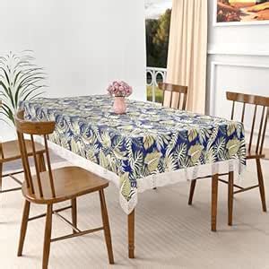 Buy Kuber Industries 48x60 Inch Table Cover | PVC 4 Seater Waterproof ...