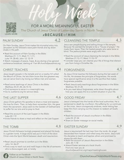 Celebrate Easter with Free Holy Week Calendar and General Conference Broadcast - Church of Jesus ...