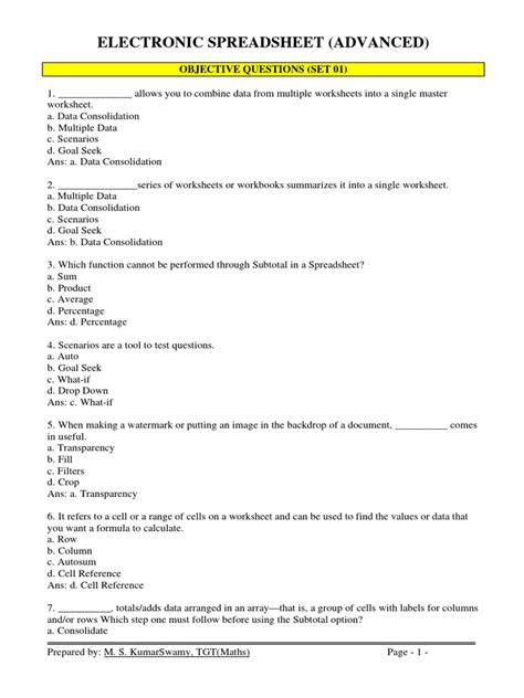 Image result for Computer PP2 Spreadsheet Questions