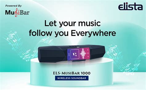 Elista ELS-MusiBar 1000 10 W BT Soundbar,TWS Feature, with FM, AUX, TF ...