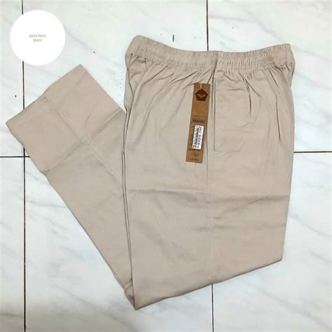 Jual celana kolor panjang HR / pinggang karet katun pria / wanita ...