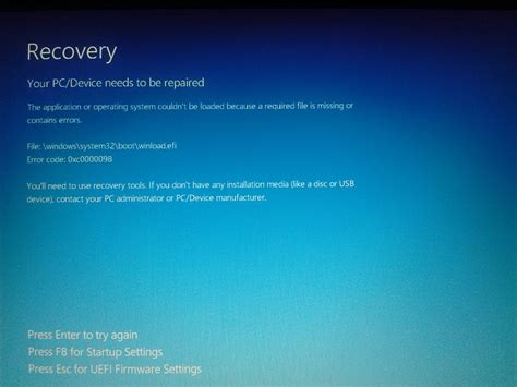 Windows System32 Winload.efi Error 的图像结果