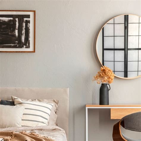 Kinger Home 32-in W x 32-in H Round Gold Framed Wall Mirror at Lowes.com