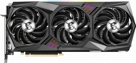 MSI NVIDIA GeForce RTX 3080 GAMING Z TRIO 12G LHR 12 GB GDDR6X Graphics ...