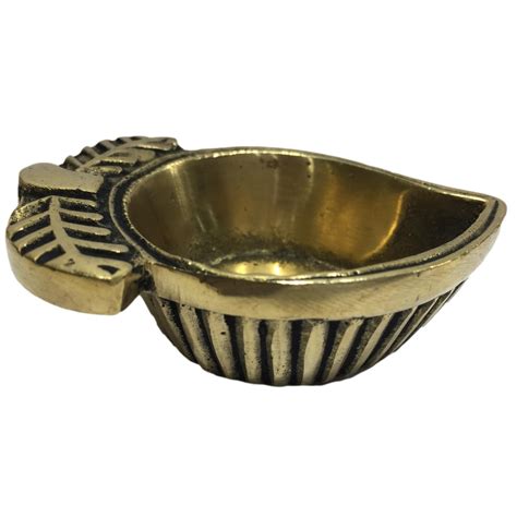 Unique Designer Brass Antique Mango Diya Deepak Size 2.6 inches – Sri ...