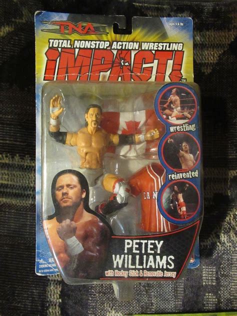 Buy TOYBIZ TNA PETEY WILLIAMS NIP action figure NWO WWE AEW Team Canada ...