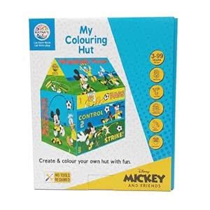 GURTOY® Kids DIY Colouring Hut Playhouse | Creative Colour & Build ...