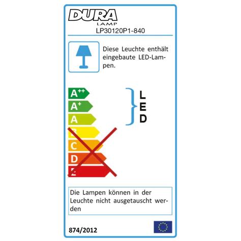 DURALAMP SLIMFLUX BACKLIGHT DECKE - LED Panel Slimflux - 120x30 Aufba