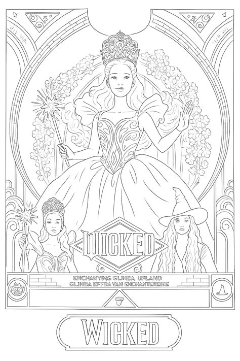 Glinda doll coloring page with blue dress 💙💜 | Desenhos para colorir ...