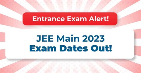 JEE Ma 2023 Exam Dates Out! How To Get Exam Ready To Crack The Exam ...