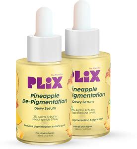 The Plant Fix Plix 2% Alpha Arbutin Pineapple Serum for Pigmentation ...