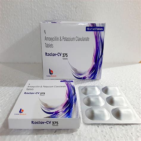 ITOCLAV-CV 375 Tablets Lezaa Biotech