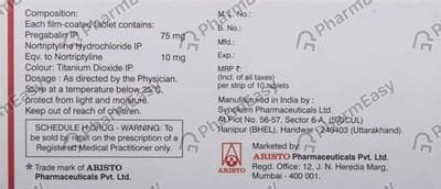 Gabamax Nt 75/10mg Strip Of 10 Tablets: Uses, Side Effects, Price ...