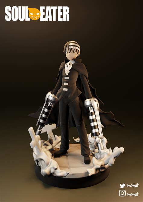 Archivo STL Soul Eater Death The Kid・Plan de impresión en 3D para ...