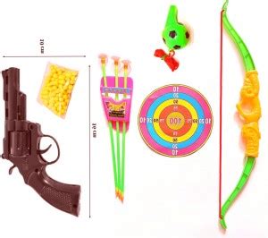 Dynamic Retail Global Gun Toys for Boys With Bullets, Archery Bow ...