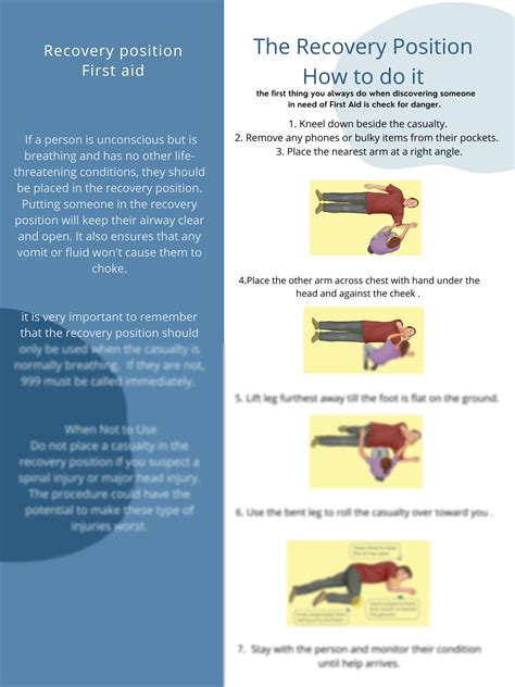 Image result for Recovery Position First Aid