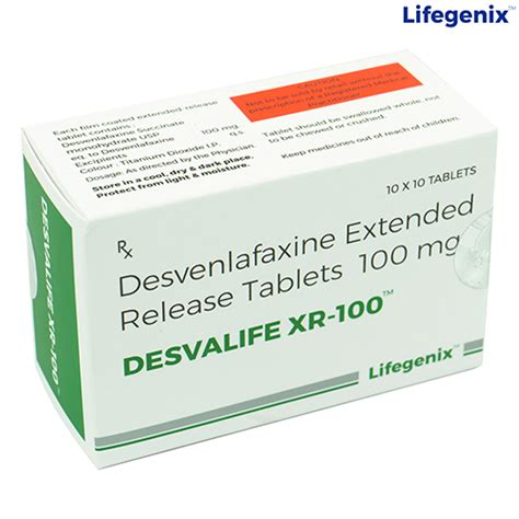 DESVALIFE XR - 100 - Desvenlafaxine Tablet Manufacturer, Francihse