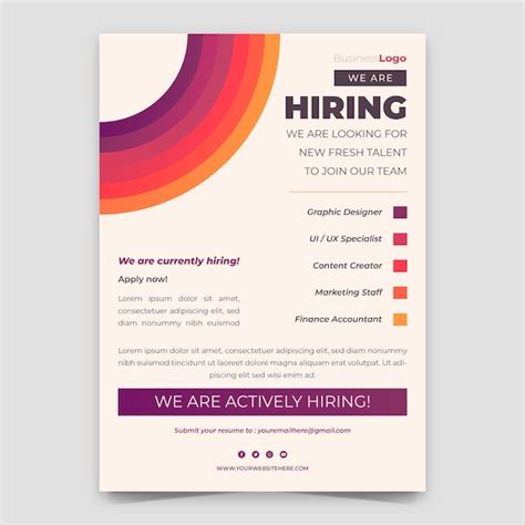Job Hiring Poster Example 的图像结果