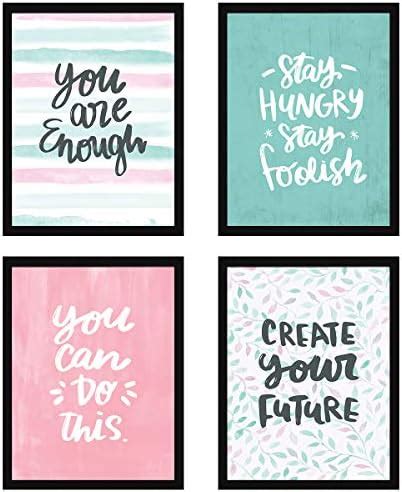 Chaka Chaundh Composite Synthetic Wood Framed Elegant Motivational ...