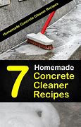 Image result for Homemade Concrete Cleaner