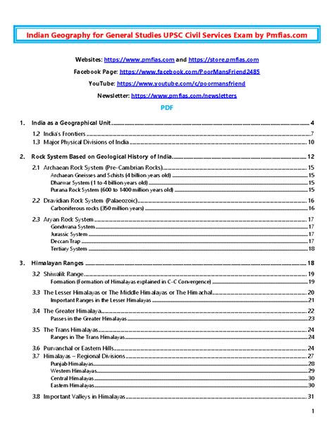 Indian Geography for General Studies: UPSC Civil Services Exam Notes ...