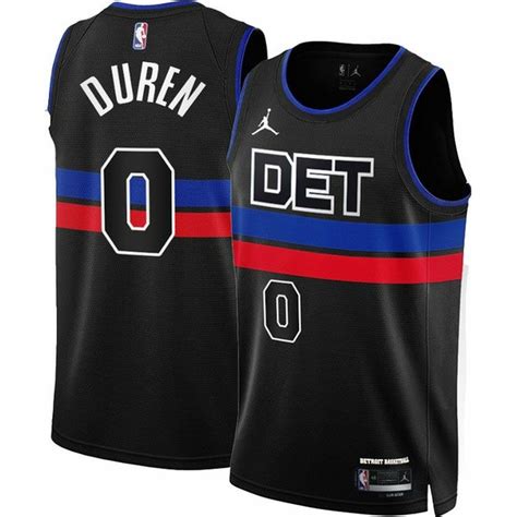Nike Men's Detroit Pistons Jalen Duren No.0 Statement Jersey, XXL (1 ...