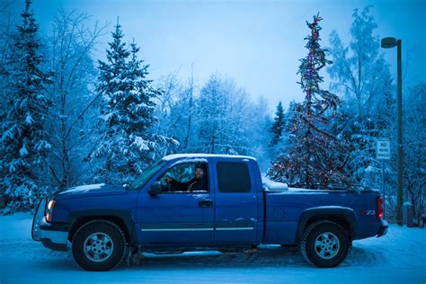 Christmas cheer, in the bed of an Alaska pickup - Anchorage Daily News