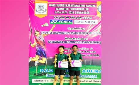 Mangaluru's Kian PC wins Bronze in Yonex Sunrise Karnataka State ...