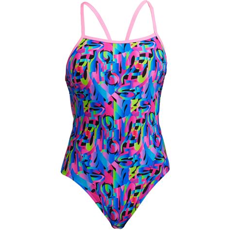 Funkita Single Strap Eco One Piece Swimsuit Women - Funk & Blues | BIKE24