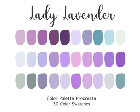 Lavender Color Palette