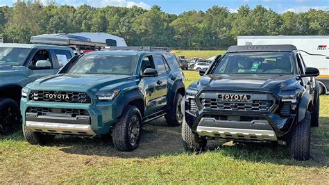 Trailhunter Comparison: 2025 4Runner vs. 2024 Tacoma side by side look ...