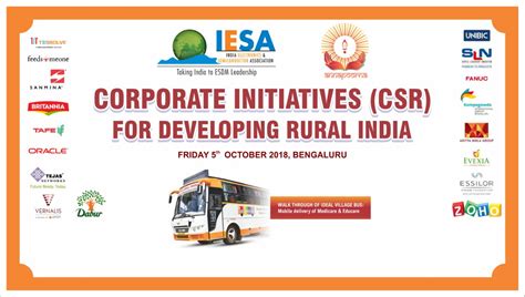 CSR Rural Development Bengaluru Event Oct 2018 - annapoorna