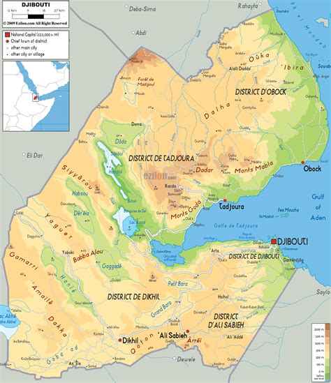 Maps of Djibouti | Map Library | Maps of the World