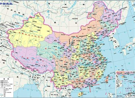 中国省市详细地图高清,中及34个省市,中省市(第3页)_大山谷图库